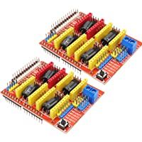 Placa de expansión CNC Shield KYYKA 2pcs A4988 V3 Engraver Drive Shield Impresora 3D CNC Drive Drive Board for Arduino…